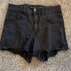 American Eagle Black jean shorts